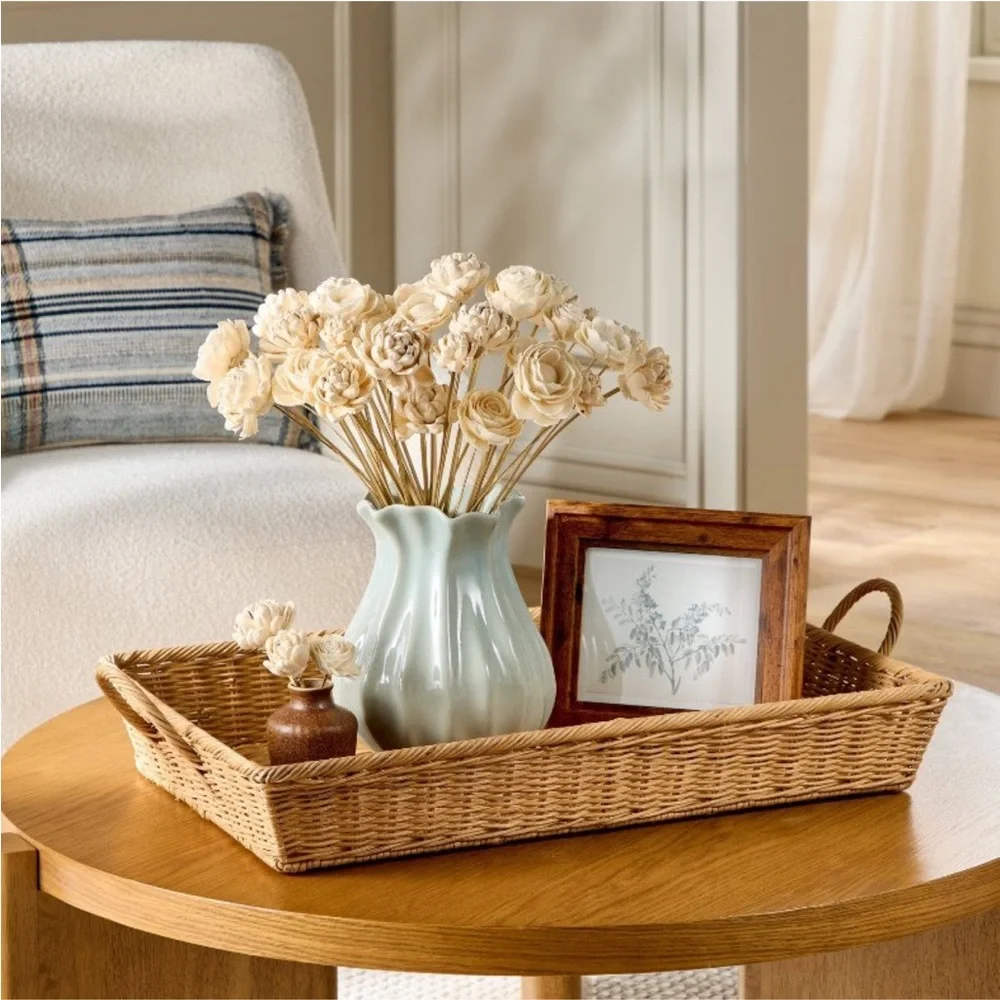 Curled Wood Flower Stem Bundle - Hearth & Hand™ with Magnolia